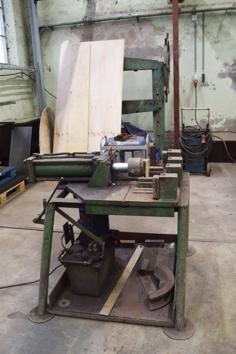 Pipe and tube bending machine.